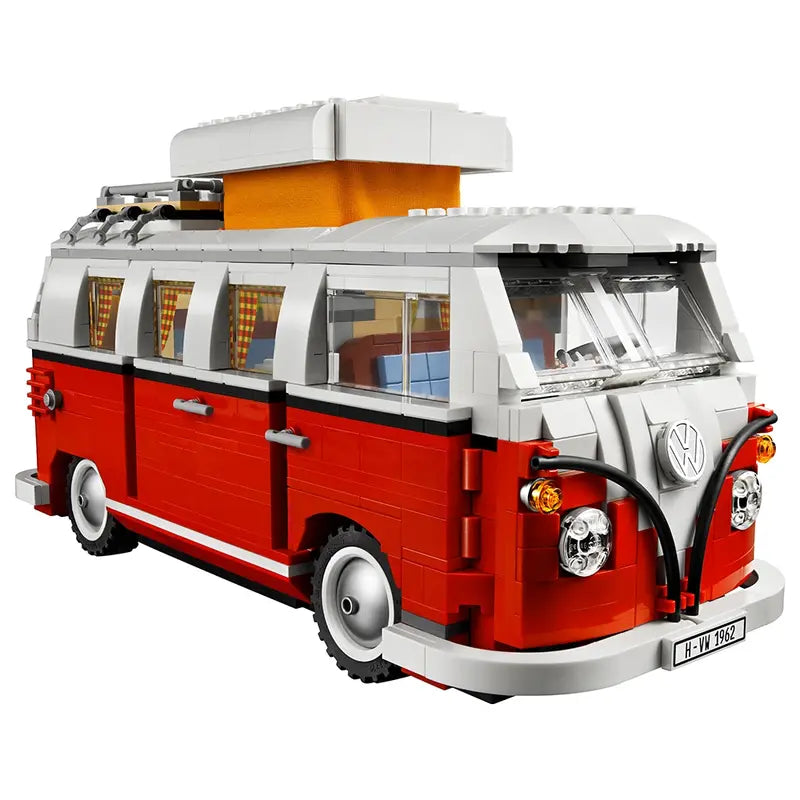 LEGO Sculptures Volkswagen T1 Camper Van 10220 Construction Set 1334 Pieces, New