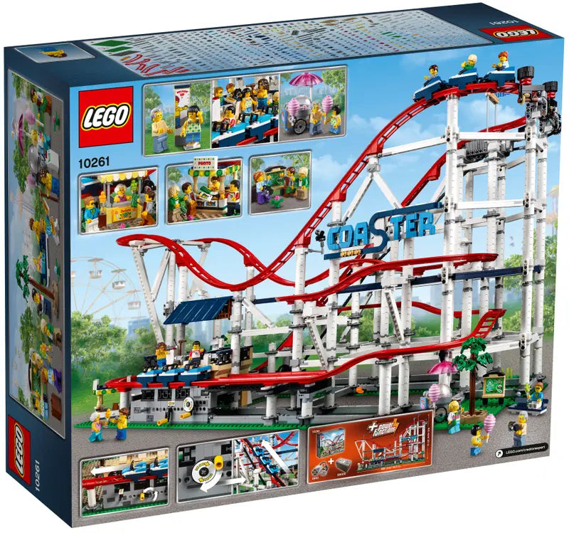 LEGO Creator Expert Roller Coaster 10261 Ultimate Building Kit Retired, 4124 Pcs