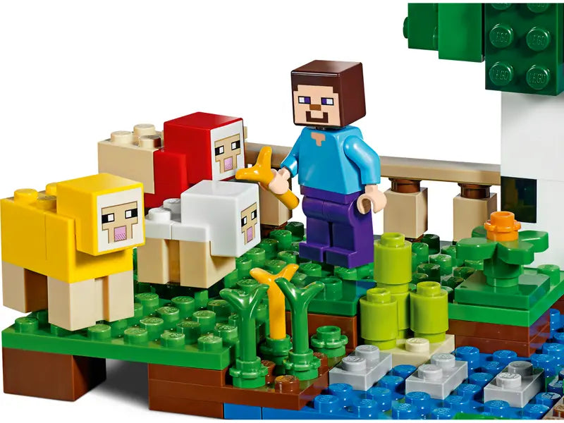 LEGO Minecraft 21153 The Wool Farm Complete Building Kit Retired Set, 260 Pcs