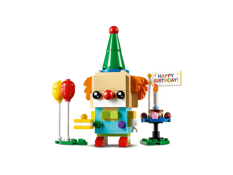 LEGO BrickHeadz 40348 Exclusive Birthday Clown Retired Building Kit New, 150 Pcs