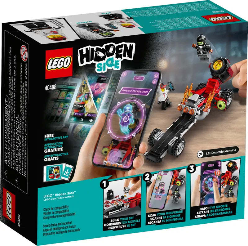 LEGO Hidden Side 40408 Drag Racer Hunt Alone Haunt Together Building Kit 134 Pcs