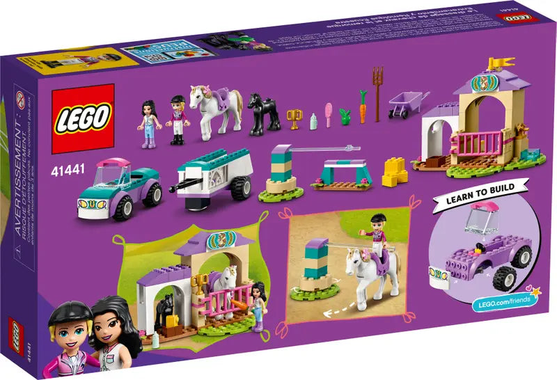 LEGO Friends 41441 Horse Training and Trailer Ranch Construction Building Kit