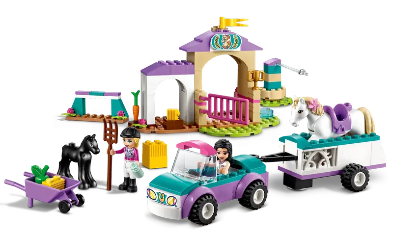 LEGO Friends 41441 Horse Training and Trailer Ranch Construction Building Kit