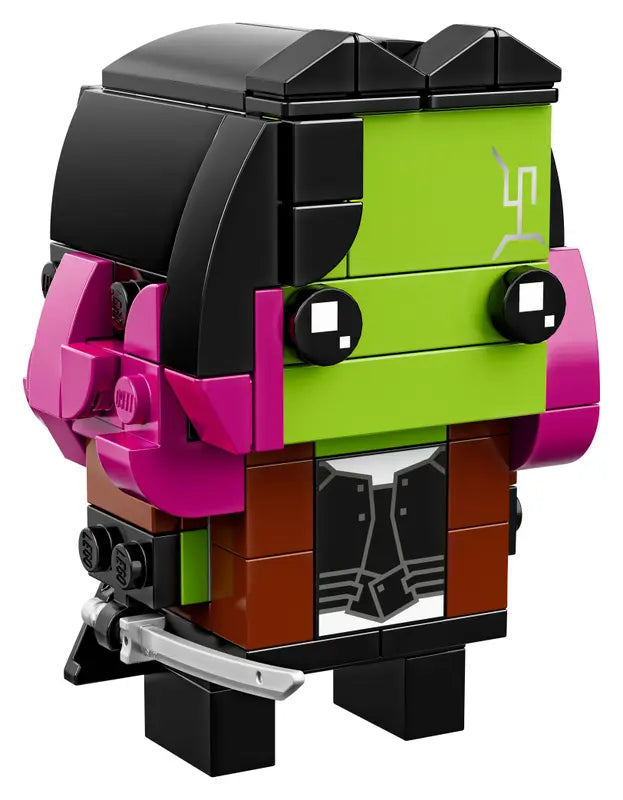 LEGO BrickHeadz 41607 Marvel Gamora Avengers Infinity War Building Toy, Retired