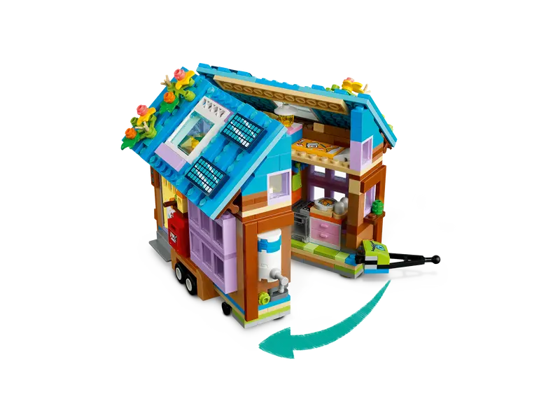 LEGO Friends 41735 Mobile Tiny Forest Camping Dollhouse, Creative Gift For Kids