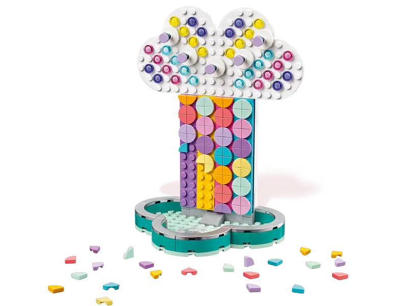 LEGO Dots 41905 Rainbow Jewelry Stand DIY Craft Decorations Kit Retired, 213 Pcs