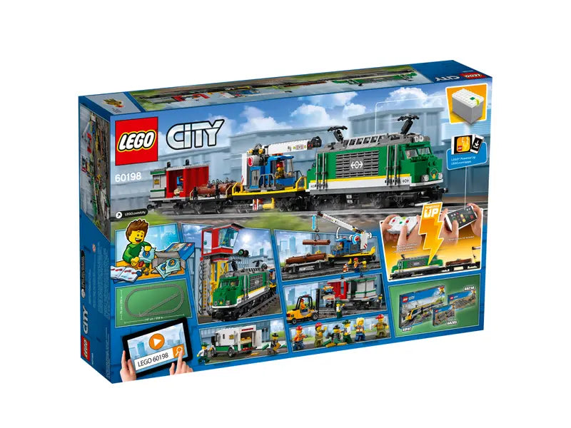 LEGO City 60198 Cargo Train Remote Control Building Set with Tracks New 1226 Pcs