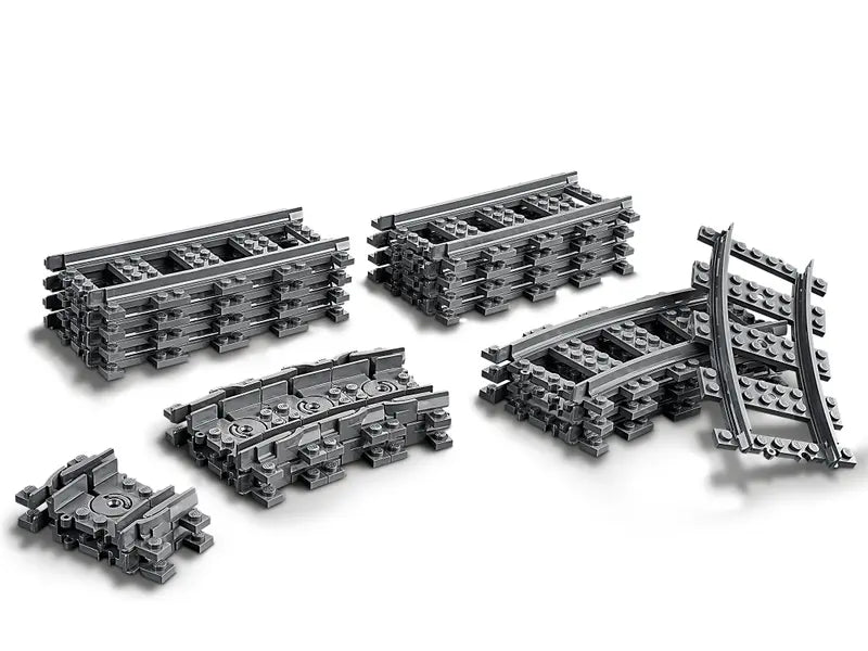 LEGO City 60205 Tracks Extension Accessory Set Building Toy for Kids 20 Pcs, New