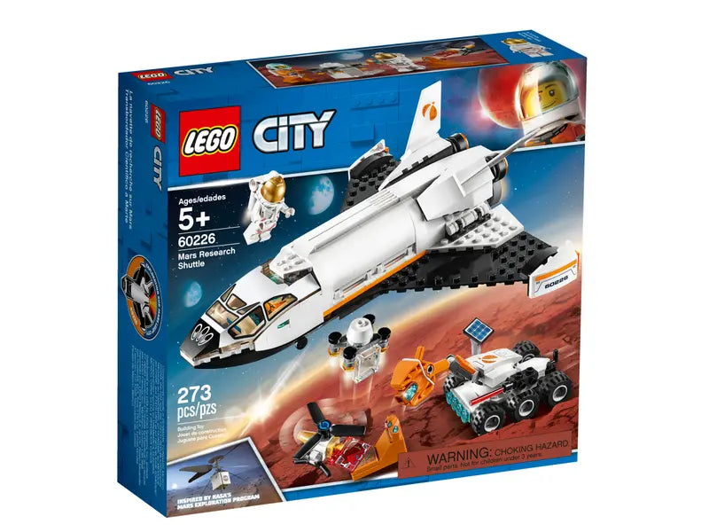 LEGO City Space Port 60226 Mars Research Shuttle Building Kit Retired, 273 Pcs