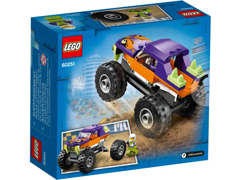 LEGO City 60251 Monster Truck Building Toy For 5+ Kids Retired New in Box 55 Pcs