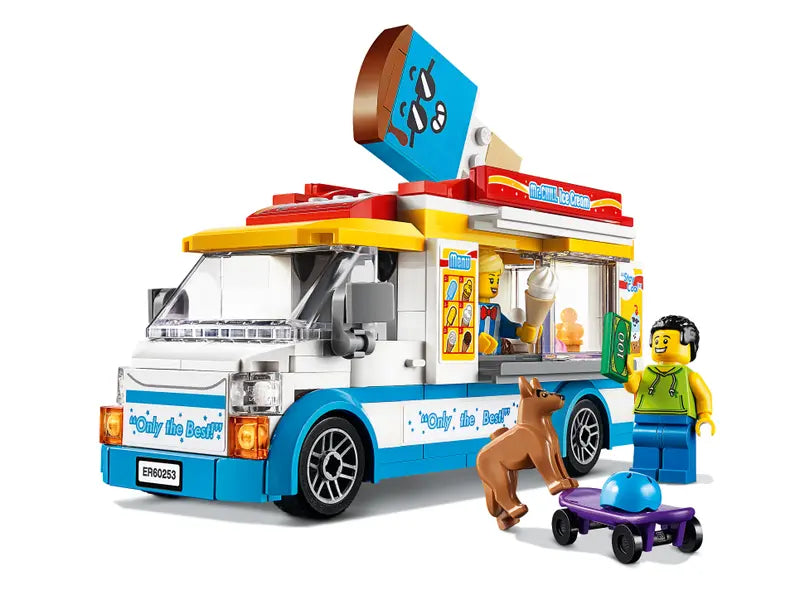 LEGO City 60253 Ice-Cream Truck Building Toy Special Gift For 5+ Kids, 200 Pcs