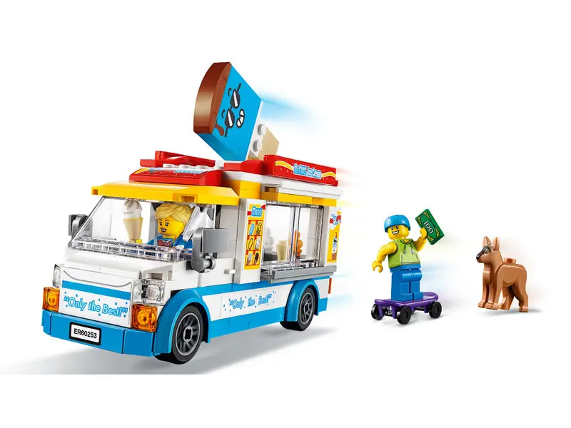 LEGO City 60253 Ice-Cream Truck Building Toy Special Gift For 5+ Kids, 200 Pcs