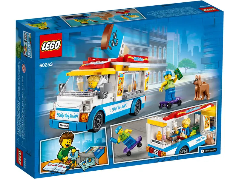 LEGO City 60253 Ice-Cream Truck Building Toy Special Gift For 5+ Kids, 200 Pcs