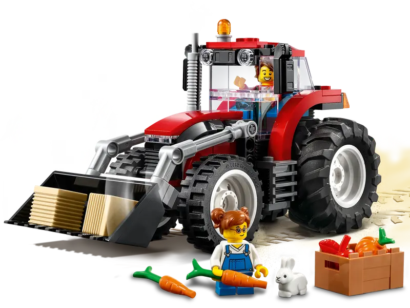 LEGO City 60287 Great Vehicle Iconic Red Tractor Building Toy 148 Pcs New in Box