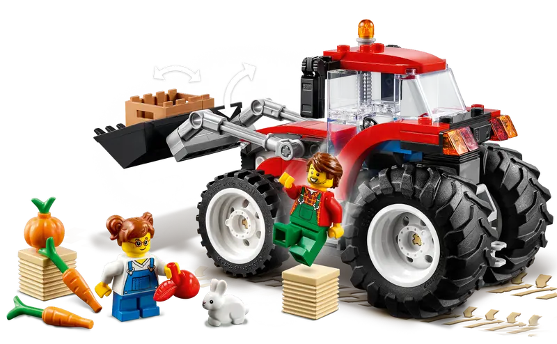 LEGO City 60287 Great Vehicle Iconic Red Tractor Building Toy 148 Pcs New in Box