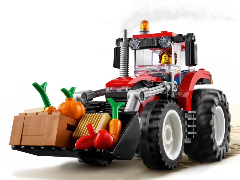 LEGO City 60287 Great Vehicle Iconic Red Tractor Building Toy 148 Pcs New in Box