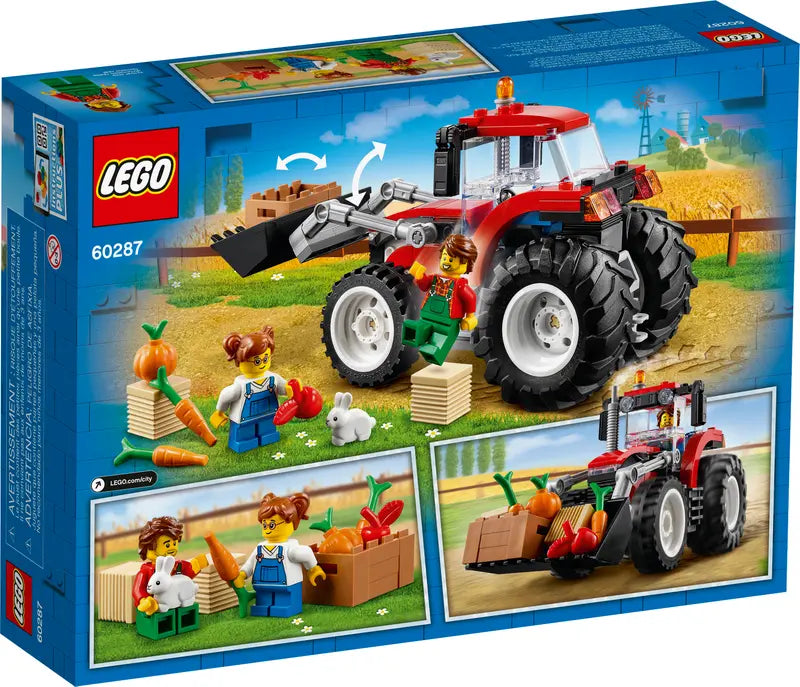 LEGO City 60287 Great Vehicle Iconic Red Tractor Building Toy 148 Pcs New in Box