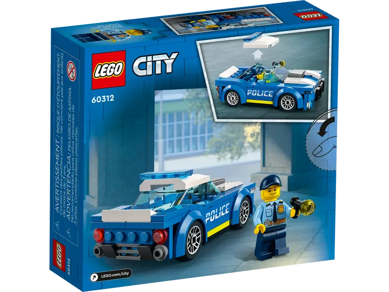 LEGO City 60312 Police Car With Officer Minifigure Adventure Series Building Toy