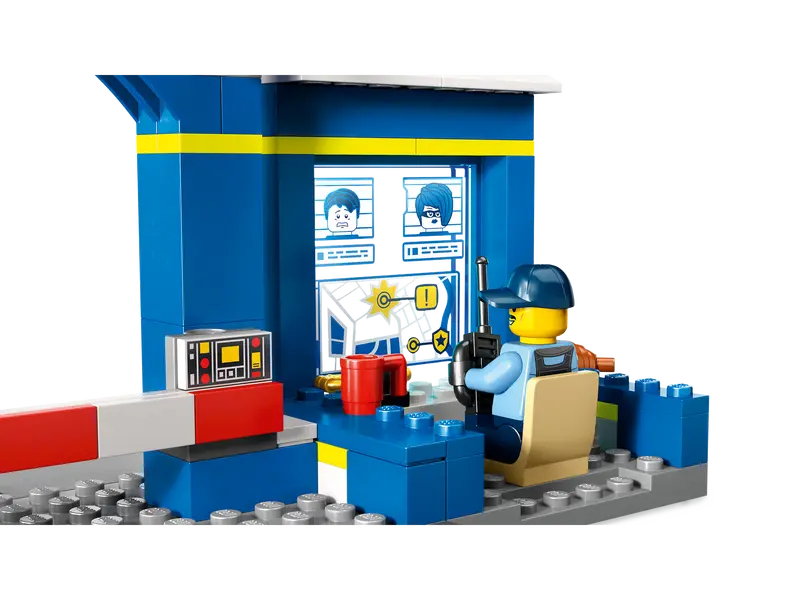 LEGO City 60370 Police Station Chase Fun Playset Building Toys for 4+ Kids, NISB
