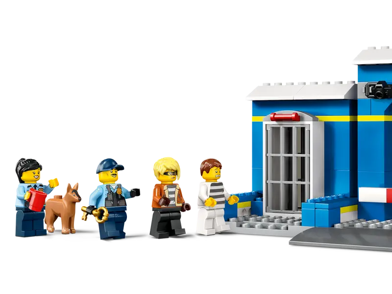 LEGO City 60370 Police Station Chase Fun Playset Building Toys for 4+ Kids, NISB