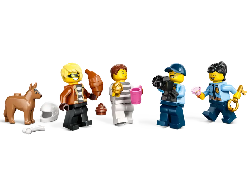 LEGO City 60370 Police Station Chase Fun Playset Building Toys for 4+ Kids, NISB
