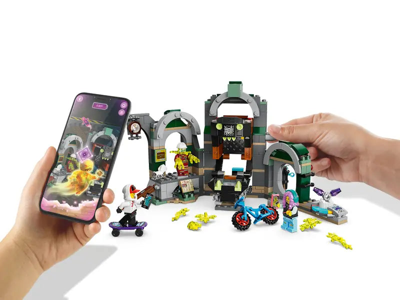 LEGO Hidden Side 70430 Newbury Subway Augmented Reality Building Toy, 348 Pcs
