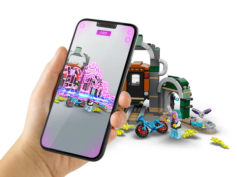 LEGO Hidden Side 70430 Newbury Subway Augmented Reality Building Toy, 348 Pcs