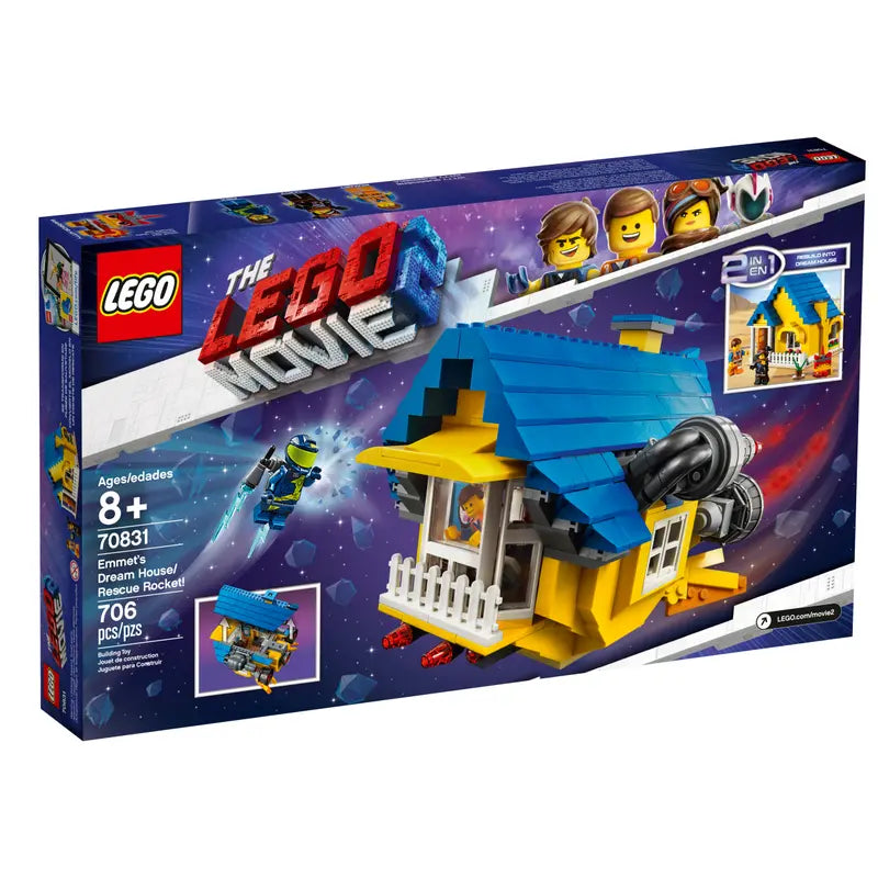 LEGO The LEGO Movie 2 70831 Emmet's Dream House/Rescue Rocket! 2 in 1, Retired