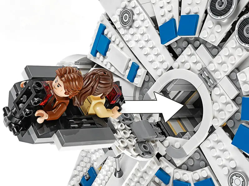 LEGO Star Wars 75212 Iconic Kessel Run Millennium Falcon Retired, 1414 Pcs - New