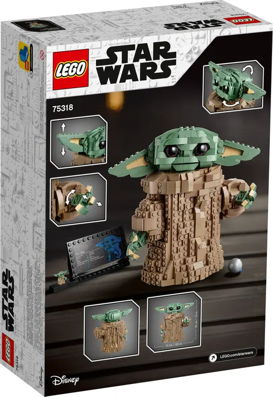 LEGO Star Wars 75318 The Child Baby Yoda Grogu Collectible Building Toy, Retired