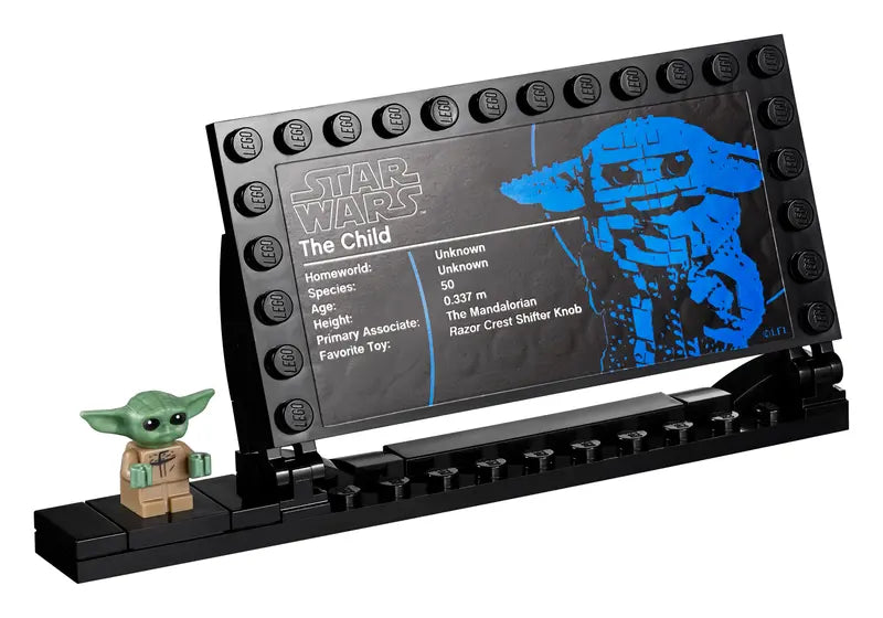 LEGO Star Wars 75318 The Child Baby Yoda Grogu Collectible Building Toy, Retired