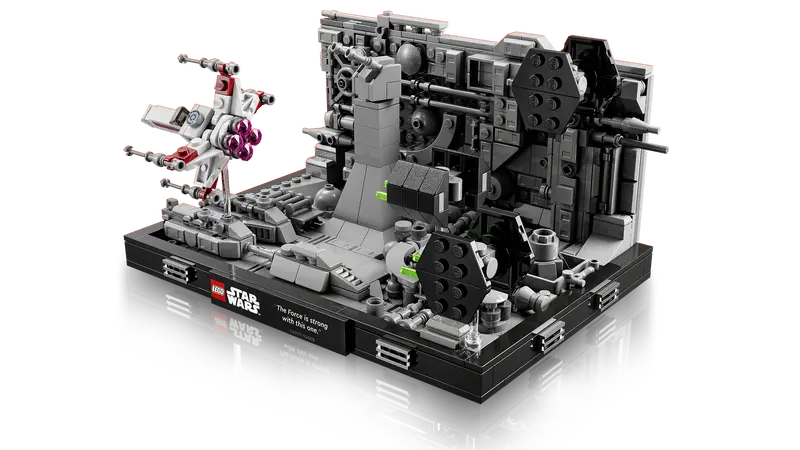 LEGO Star Wars 75329 Death Star Trench Run Diorama Collection Building Toy, NISB