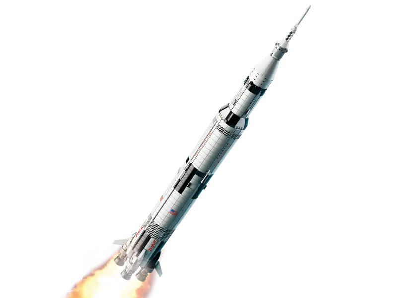 LEGO Ideas 21309 NASA Apollo Saturn V Model Rocket Science Building Kit 1969 Pcs