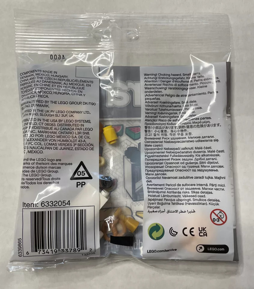 LEGO Xtra 40465 Food Pack Rare Accessory Kit Playset Retired New Sealed, 36 Pcs