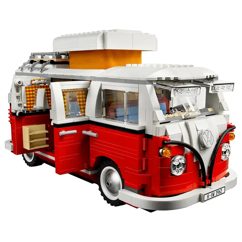 LEGO Sculptures Volkswagen T1 Camper Van 10220 Construction Set 1334 Pieces, New