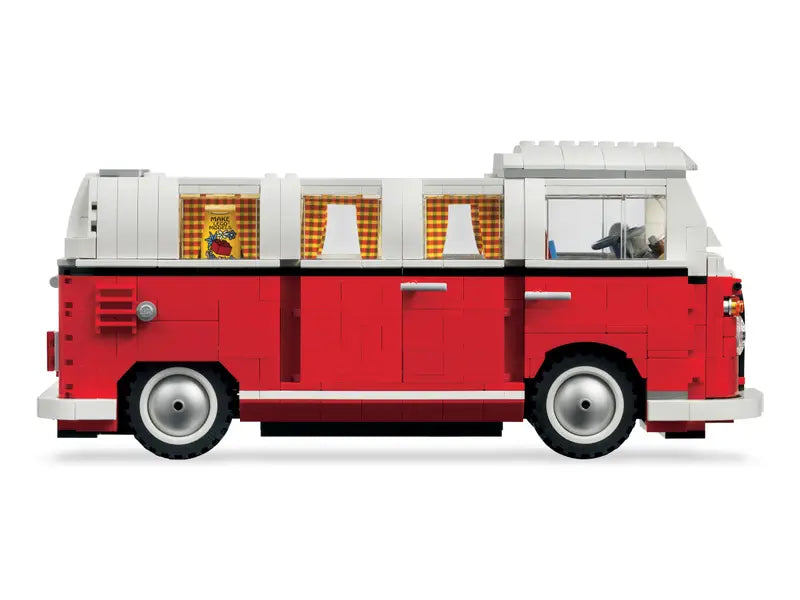 LEGO Sculptures Volkswagen T1 Camper Van 10220 Construction Set 1334 Pieces, New