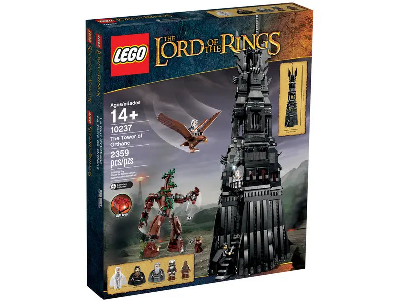 LEGO 10237 Tower of Orthanc, Lord of the Rings, 2359 Pcs Sealed New In Box