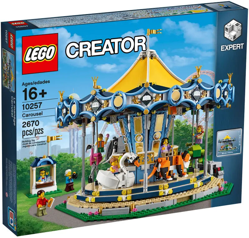LEGO Creator Expert Carousel 10257 Funfair Building Kit (2670 Pieces) - NEW