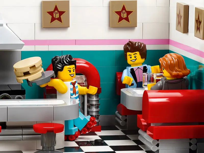 LEGO Creator Expert 10260 Downtown Diner Building Kit for Adults 2480 Pcs