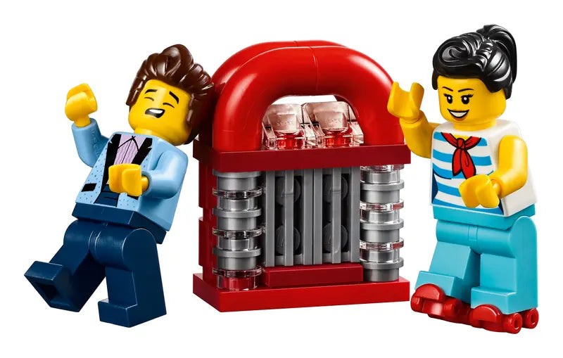 LEGO Creator Expert 10260 Downtown Diner Building Kit for Adults 2480 Pcs