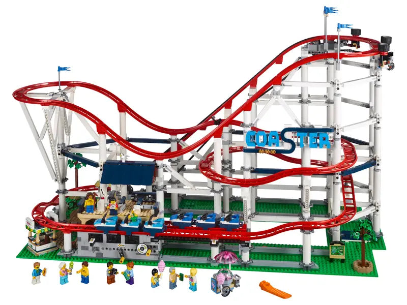 LEGO Creator Expert Roller Coaster 10261 Ultimate Building Kit Retired, 4124 Pcs