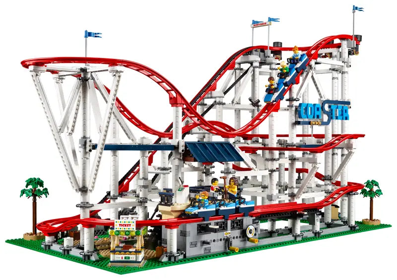 LEGO Creator Expert Roller Coaster 10261 Ultimate Building Kit Retired, 4124 Pcs