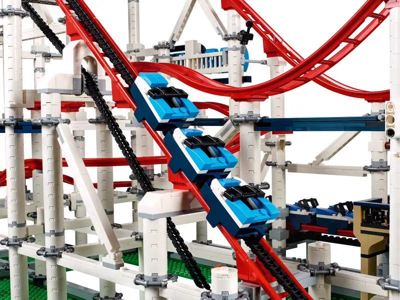 LEGO Creator Expert Roller Coaster 10261 Ultimate Building Kit Retired, 4124 Pcs