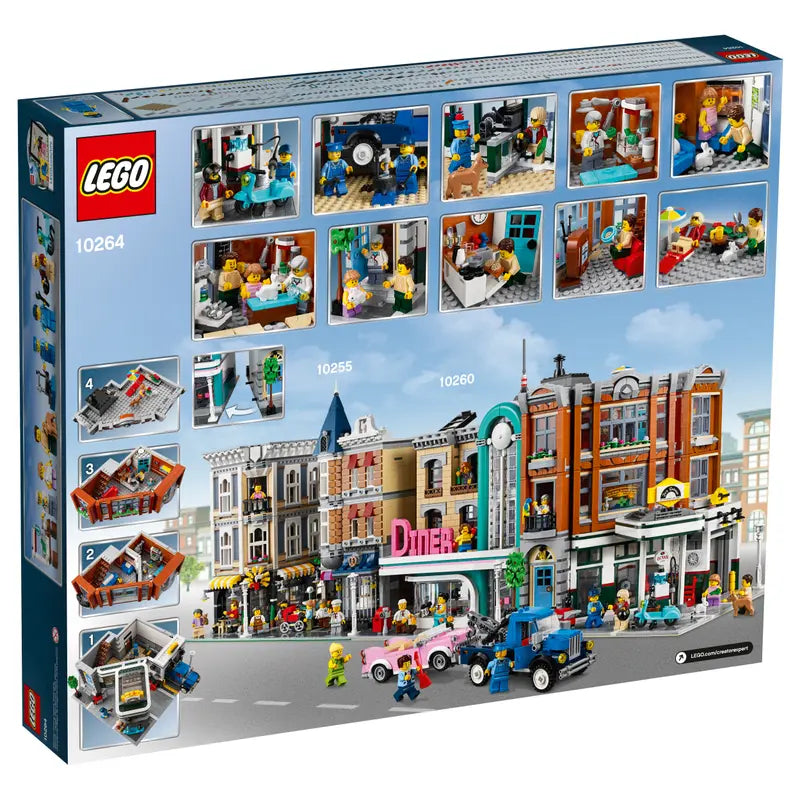 LEGO Creator Expert Corner Garage 10264 Modular Buildings Kit (2569 Pieces)