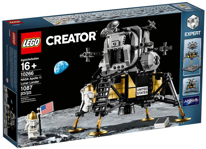 LEGO 10266 Creator Expert NASA Apollo 11 Lunar Lander Building Set New Sealed