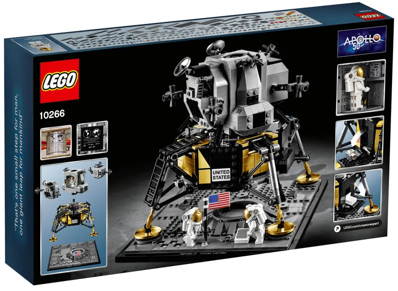 LEGO 10266 Creator Expert NASA Apollo 11 Lunar Lander Building Set New Sealed