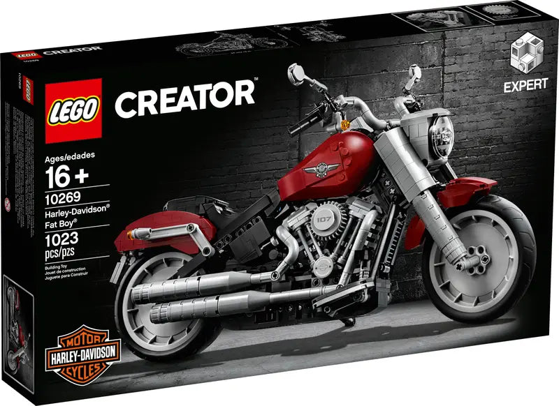 LEGO Creator Expert Harley-Davidson Fat Boy 10269 Building Kit (1023 Pieces)