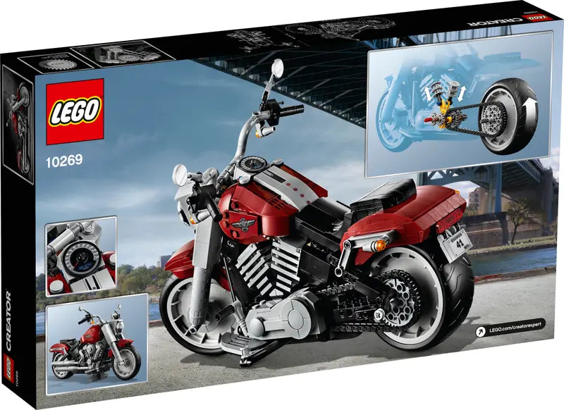 LEGO Creator Expert Harley-Davidson Fat Boy 10269 Building Kit (1023 Pieces)