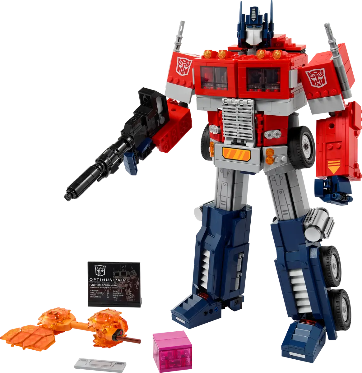 LEGO Icons Optimus Prime 10302 Transformers Figure Kit 2-in-1 Robot and Truck