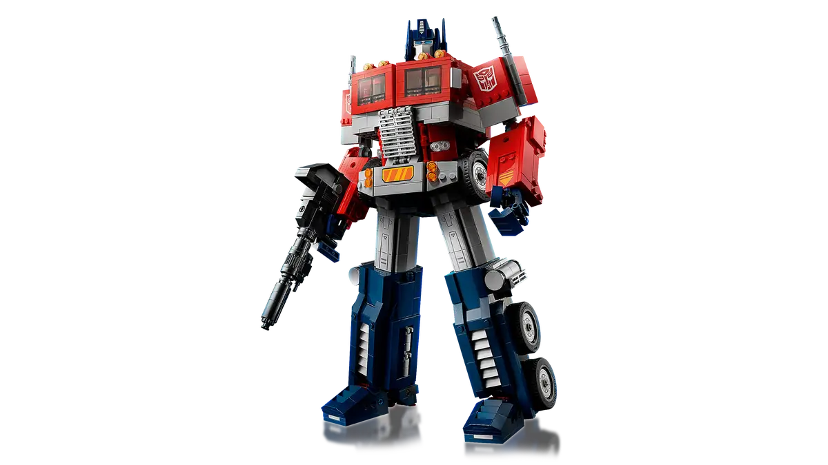 LEGO Icons Optimus Prime 10302 Transformers Figure Kit 2-in-1 Robot and Truck